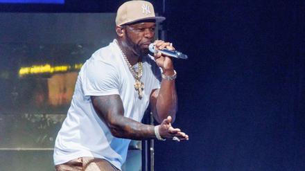 Rapper 50 Cent (Curtis Jackson) ist neben Jason Momoa in „Street Fighter“ zu sehen. (Archivbild)