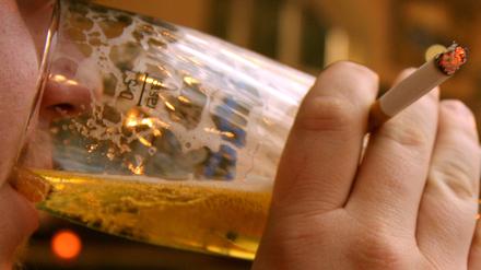 Alkohol- und Tabakkonsum sind große Risikofaktoren.
