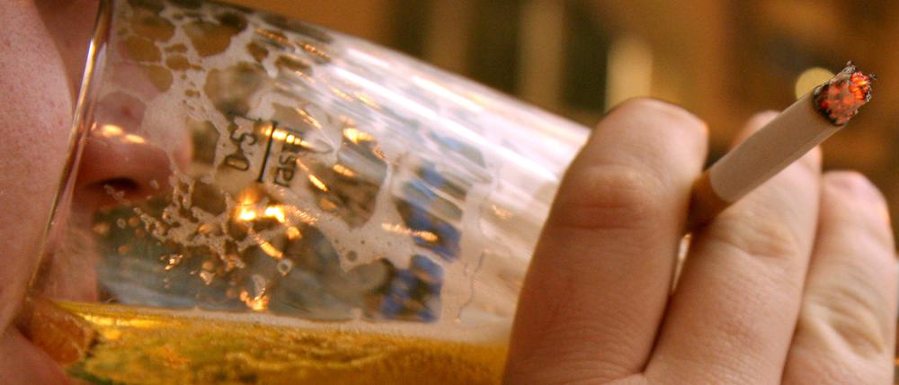 Alkohol- und Tabakkonsum sind große Risikofaktoren.