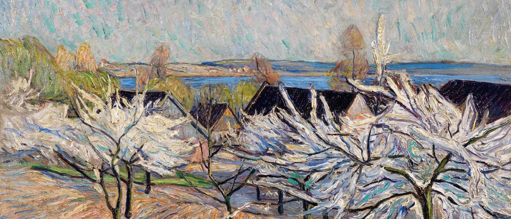 Das märkische Werk des Theo von Brockhusen ist ab November im Potsdam Museum zu sehen. Hier: „Kirschblüte“, um 1914.