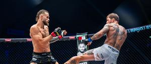 MMA-Kämpfer Niklas Stolze (links).