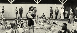 Das Strandbad Wannsee im Jahre 1910.