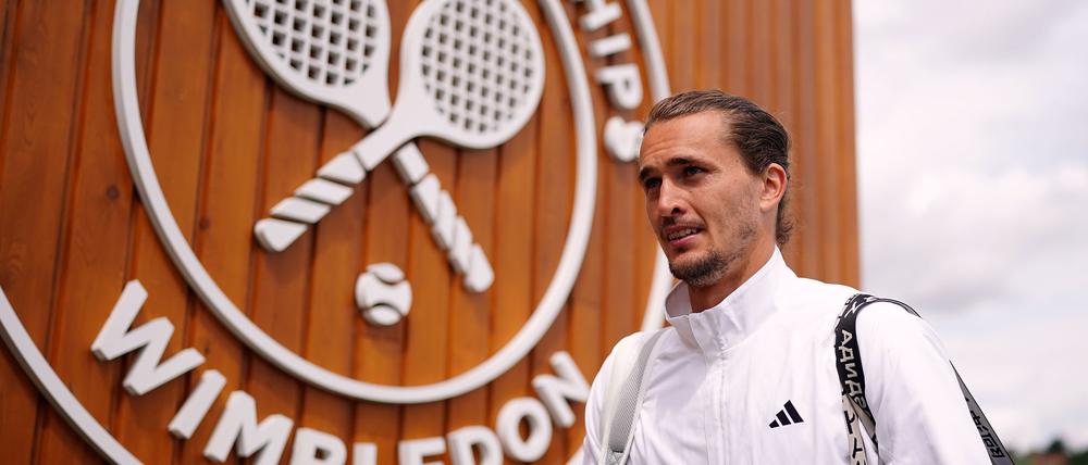 Alexander Zverev ist in Wimbledon noch nie weiter als bis ins Achtelfinale gekommen.