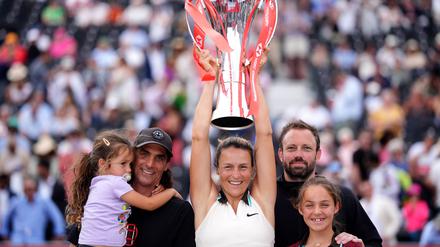 Tatjana Maria möchte nach ihrem Coup in Queens auch in Wimbledon überraschen - und reist mit ihrer Familie um die Welt.