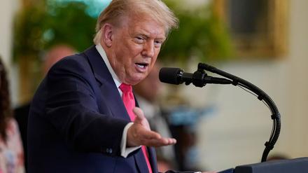 US-Präsident Donald Trump will ab dem 9. Juli noch mehr Zölle in Kraft treten lassen, wenn die EU den USA in Handelsfragen nicht entgegenkommt. 