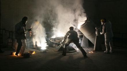 Die Urananreicherungsanlage in Isfahan im Jahr 2005.