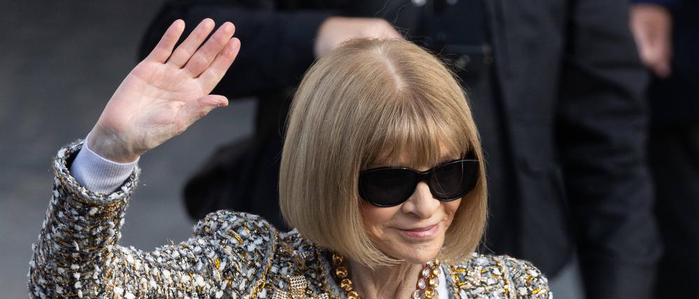 Typisch mit Sonnenbrille: Anna Wintour.