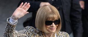 Typisch mit Sonnenbrille: Anna Wintour.