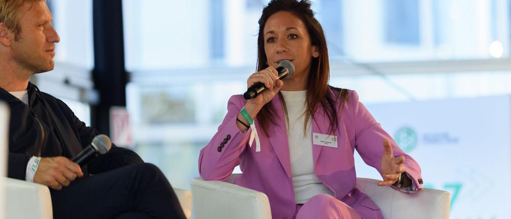 Nadine Keßler geht bei der EM von einem dicken Minus für die UEFA aus.