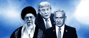 Chamenei, Trump und Netanjahu