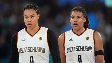 Trafen in der WNBA aufeinander: Satou und Nyara Sabally (r).