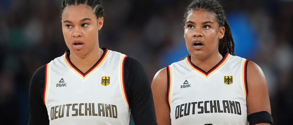 Trafen in der WNBA aufeinander: Satou und Nyara Sabally (r).