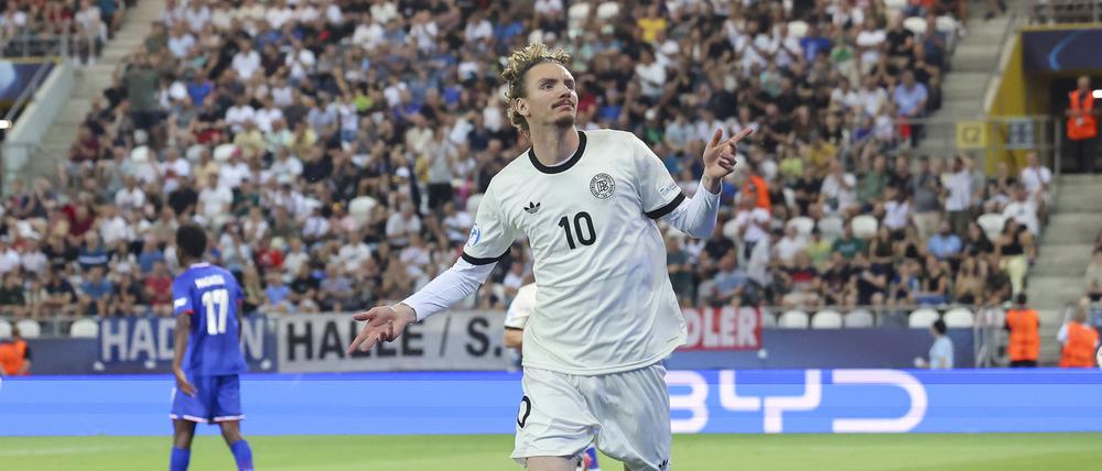 Nick Woltemade ist bisher bester Torschütze bei dieser U-21-EM.