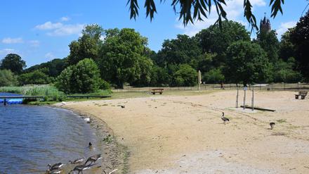 Das Strandbad Babelsberg öffnet bald nach Sanierung.