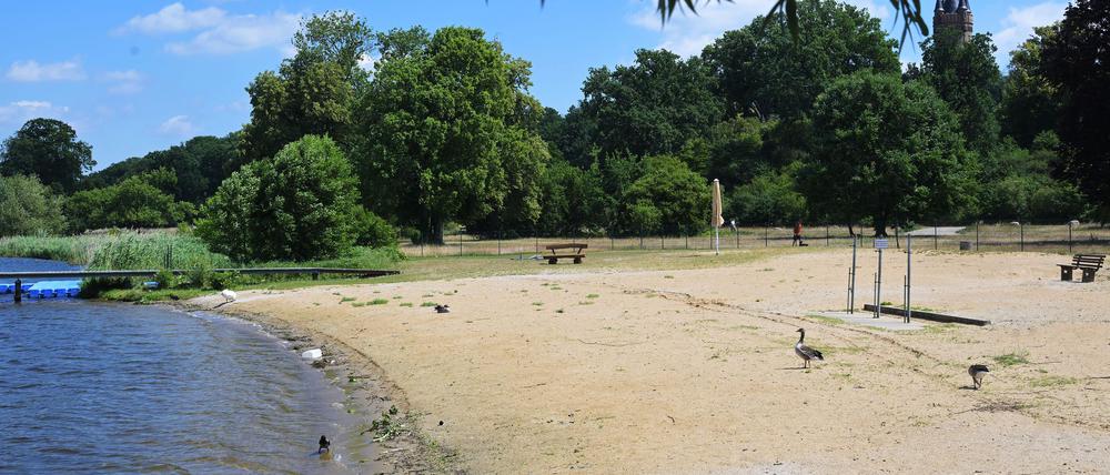 Das Strandbad Babelsberg öffnet bald nach Sanierung.