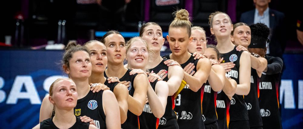 Die deutschen Basketballerinnen spielen am Sonntag um Platz fünf.