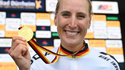 Franziska Koch hat erneut den Meistertitel beim Straßenrennen gewonnen (Archiv). 