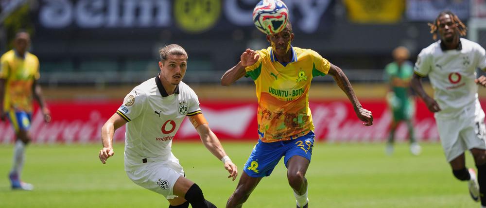 Marcel Sabitzer (l.) betrieb bei der Club-WM bislang wenig Eigenwerbung