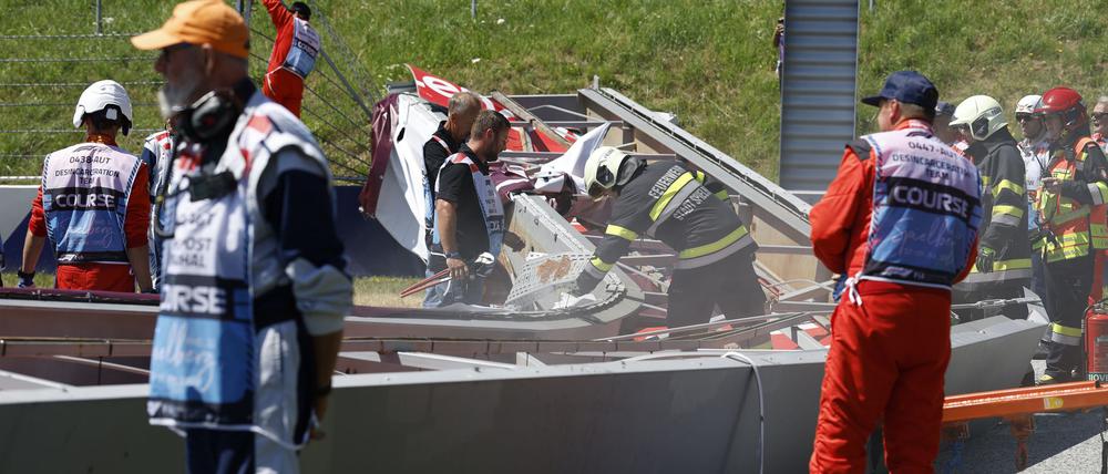 Die Feuerwehr ist in Spielberg im Einsatz.