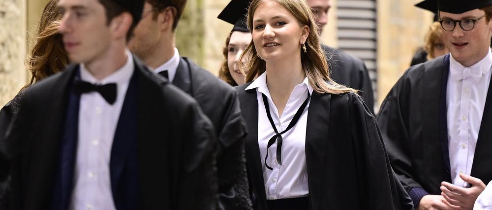 Planmäßig würde die belgische Kronprinzessin Elisabeth ihr Masterstudium im Mai 2026 beenden. (Archivbild)
