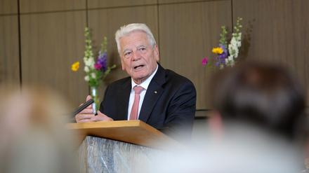 Bundespräsident a. D. Joachim Gauck sprach in der Sternkirche.