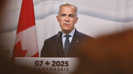 Der kanadische Premierminister Mark Carney am 18. Juni beim G7-Gipfel.