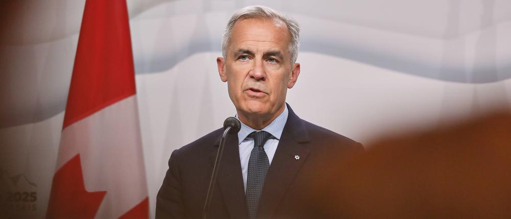 Der kanadische Premierminister Mark Carney am 18. Juni beim G7-Gipfel.