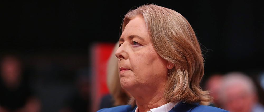 Bärbel Bas, Bundesministerin für Arbeit und Soziales, auf dem SPD-Parteitag (Archivbild)