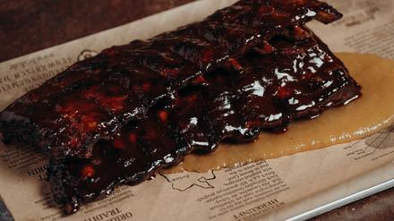 BBQ-Ribs im Chicago Williams in Schöneberg. 