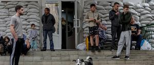 Jugendliche Ukrainer in einem Flüchtlingszentrum in Sumy am 12. Juni 2025.