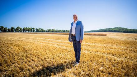 Bauernpräsident Joachim Rukwied. Das trockene Frühjahr stellte Bauern in manchen Regionen vor Probleme. 