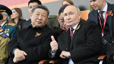 Verbündet gegen den Westen: Chinas Staatschef Xi Jinping (links) und sein russischer Amtskollege Wladimir Putin.