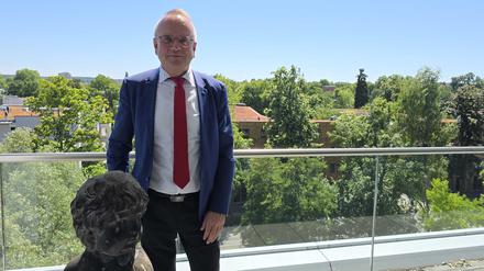 Detlef Tabbert (BSW), Minister für Infrastruktur und Landesplanung des Landes Brandenburg.