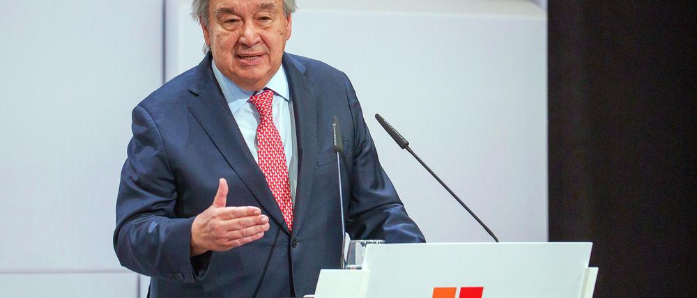 Guterres spricht sich für eine bedingungslose und sofortige Waffenruhe in der Ukraine aus.
