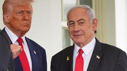 US-Präsident Trump empfängt nächste Woche erneut Israels Premier Netanjahu. (Archivbild)