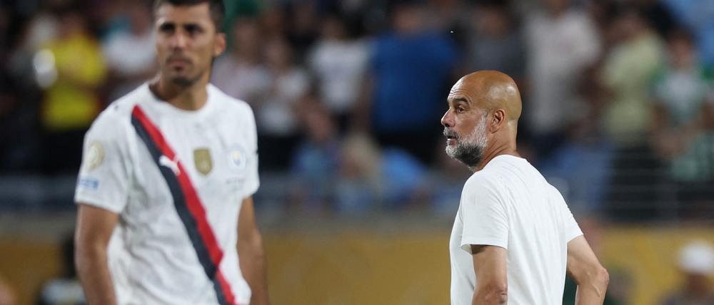 Pep Guardiola ist mit Manchester City bereits im Achtelfinale der Klub-WM ausgeschieden.