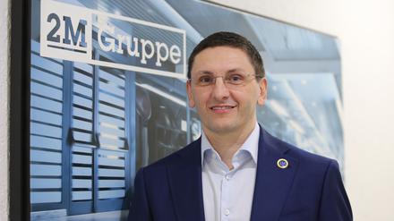 Oliver Majowski, Geschäftsführer des Gebäudedienstleisters 2M-Gruppe.
