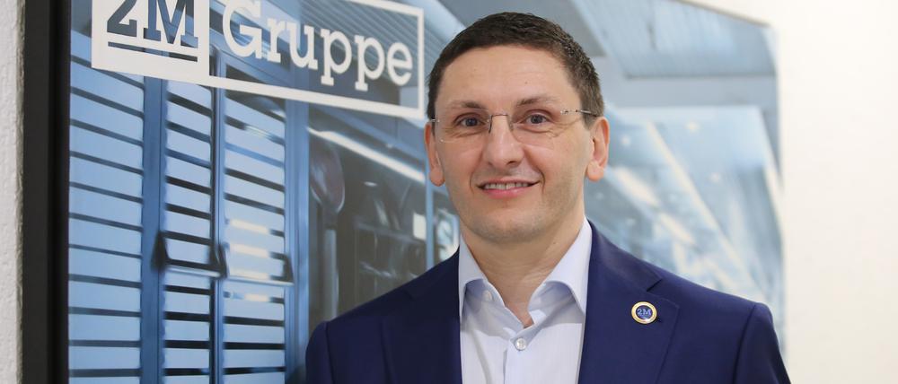 Oliver Majowski, Geschäftsführer des Gebäudedienstleisters 2M-Gruppe.