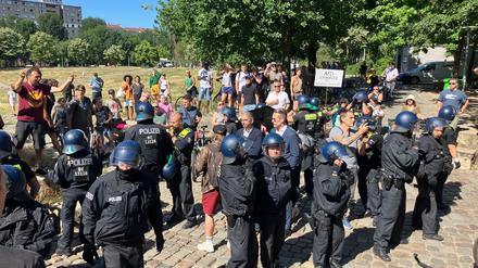 Im Görlitzer Park kommt es immer wieder zu Demonstrationen.