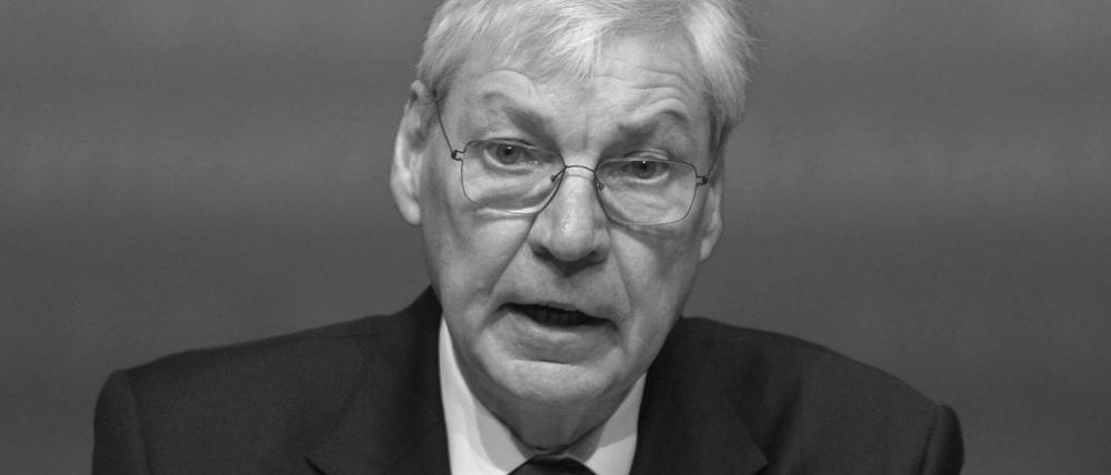 Führte den Deutschen Gewerkschaftsbund durch turbulente Zeiten: Michael Sommer verstarb 73-jährig.