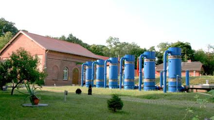 Das Wasserwerk der EWP in der Leipziger Straße.