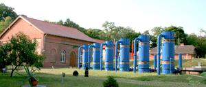 Das Wasserwerk der EWP in der Leipziger Straße.
