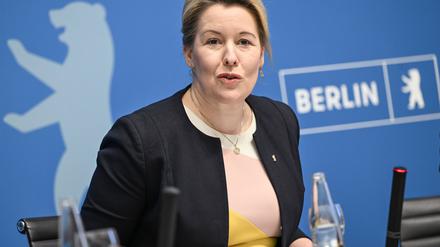 Wirtschaftssenatorin Franziska Giffey (SPD) weist auf die wachsende Bedeutung Indiens für die Berliner Wirtschaft hin. (Archivbild)