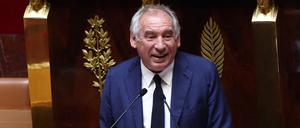 Der französische Premier François Bayrou in der Nationalversammlung in Paris.