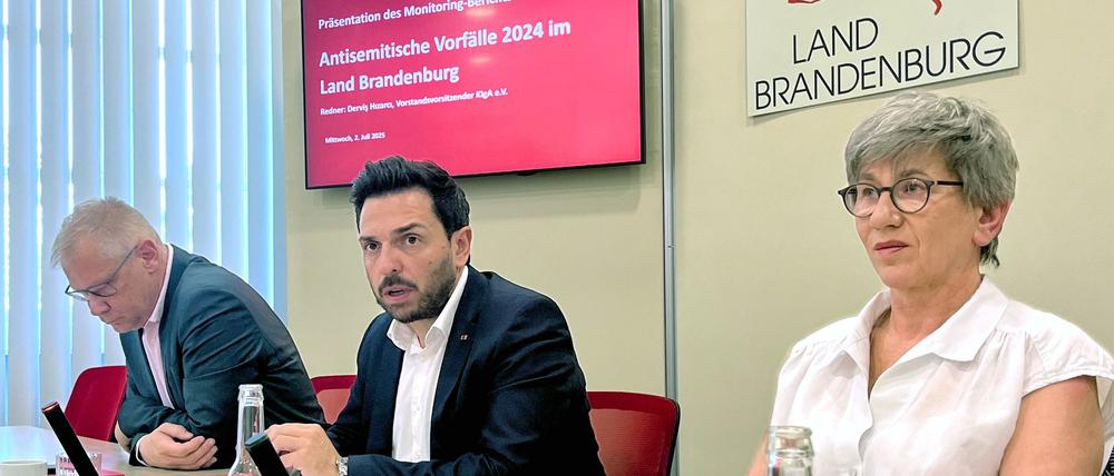 In Brandenburg gab es 2024 fast 30 Prozent mehr antisemitische Vorfälle als im Vorjahr.