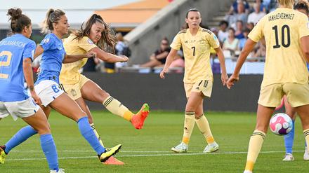 Hannah Eurlings ist eine von drei Spielerinnen von Union Berlin, die bei der Frauen-EM am Start sind.