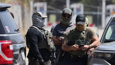ICE-Agenten im Juni in Los Angeles. 