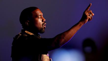 Rapper Kanye West in North Charleston, South Carolina.