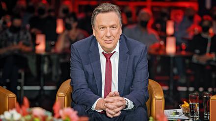Moderator Jörg Kachelmann anläßlich der Aufzeichnung der MDR.