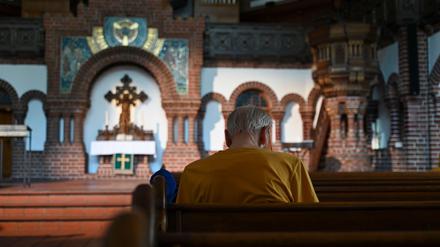 Die Kirche ist offen für alle Menschen, die unter der Hitze leiden. 